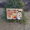 Anti-Trump Anti-Musk Clowns Plastic Yard Sign